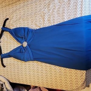 blue gown